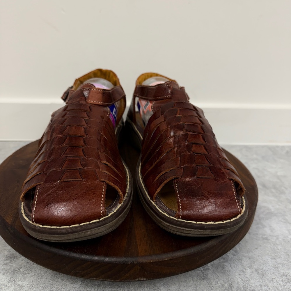 Brown Leather‎ Sandals
